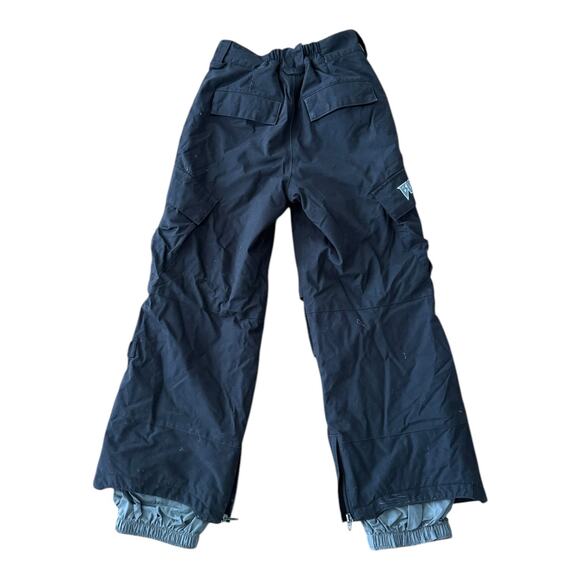 Burton boys, cargo ski snowboard pants black size small 8 yrs - Picture 4 of 9